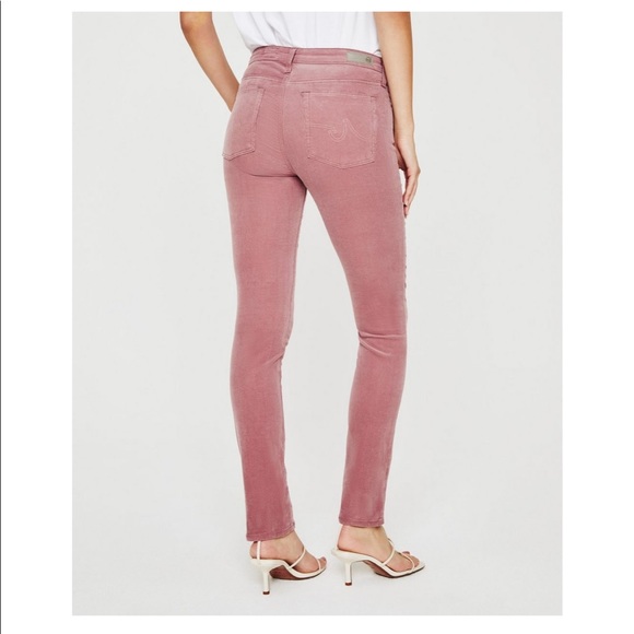 AG Slim Straight Ankle Rust Colored Corduroy Pants Size 25 R - Picture 5 of 11